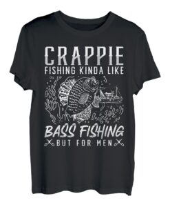 Herren Crappie Angelköder, Köder, Angelköder, Rutenfische T-Shirt