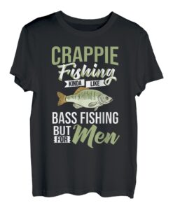 Herren Crappie Angelköder, Köder, Angelköder, Rutenfische T-Shirt