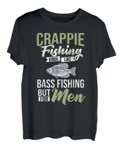 Herren Crappie Angelköder, Köder, Angelköder, Rutenfische T-Shirt