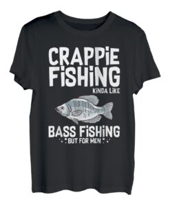 Herren Crappie Angelköder, Köder, Angelköder, Rutenfische T-Shirt