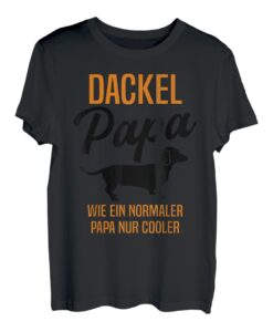 Herren Dackel Papa Vater Lustiger Spruch Dachshund Besitzer Herren T-Shirt