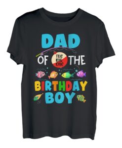 Herren Dad Of The Big One Geburtstags-Jungen, Kleinkind, Angeln T-Shirt