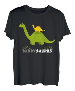 Herren Daddysaurus Shirt Vater Dinosaurier T-Shirt