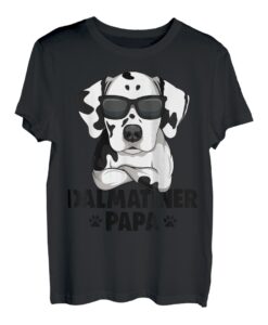 Herren Dalmatiner Papa Hunde Herrchen T-Shirt