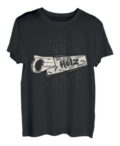 Herren Der mit dem Holz spricht Schreiner Tischler Zimmermann T-Shirt