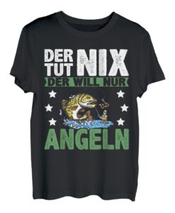 Herren Der tut nix der will nur angeln | Angler Angeln T-Shirt