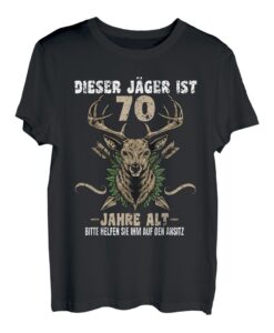 Herren Dieser Jäger ist 70 Jahre alt lustiges Geschenk für Jäger T-Shirt