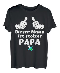 Herren Dieser Mann ist stolzer Papa Geburt eines Kindes - stolzes T-Shirt