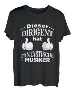 Herren Dirigent Konzert Dirigieren Orchester Musiker Musik Geschenk T-Shirt
