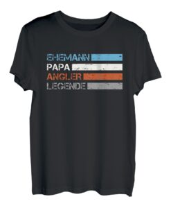 Herren Ehewitze Angler Papa Angeln Ehemann Geburtstag Anglerwitze T-Shirt