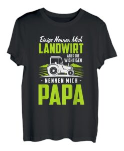Herren Einige nennen mich Landwirt Papa T-Shirt Vater Bauer Traktor T-Shirt
