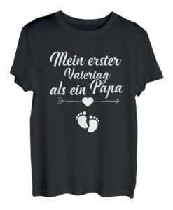 Herren Erste Mal Papa seit 2021 Männertagsgeschenk 1 Vatertagsshirt T-Shirt