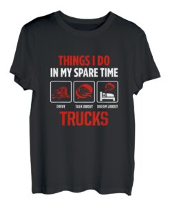 Herren Fahr und sprich über Trucks Lustiger Lkw-Fahrer T-Shirt