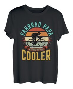 Herren Fahrrad Papa wie ein normaler Vater nur viel cooler Geschenk T-Shirt