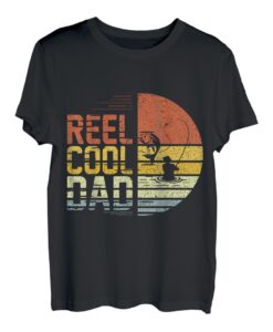 Herren Father Fishing "Reel Cool Dad" für Angelrutenliebhaber T-Shirt