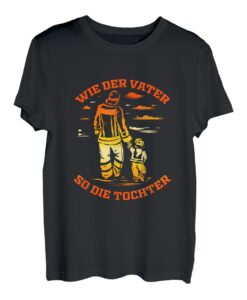 Herren Feuerwehr Vater Geschenk für Freiwillige Feuerwehr Tochter T-Shirt