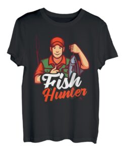 Herren Fischjäger Vintage T-Shirt