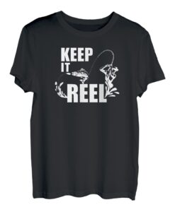 Herren Fishing Shirt Keep It Reel - Lustiges Angel-T-Shirt T-Shirt