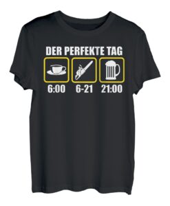 Herren Forstwirt T Shirt Geschenk Waldarbeiter Holz Holzfäller T-Shirt