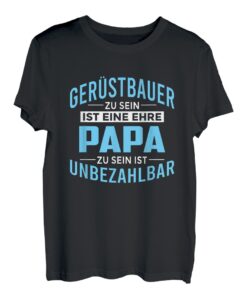 Herren Gerüstbauer Und Papa Gerüstbau Vater T-Shirt