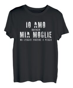 Herren Geschenk Ehemann Fischer Lustig Angeln Karpfen T-Shirt