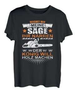 Herren Geschenk Waldarbeiter Lustiges Shirt Holzföller Forstwirt
