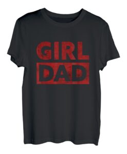 Herren Girl Dad Vatertagssprüche Bester Papa Happy Father's Day T-Shirt