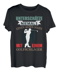 Herren Golf Rentner Geschenk Lustig Golfschläger Spruch Herren T-Shirt