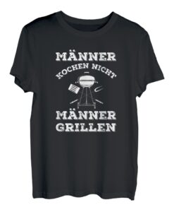 Herren Grillen Barbecue BBQ Grillmeister T-shirt I Geschenk
