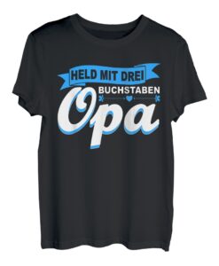 Herren Großvater Spruch Großpapa Held mit drei Buchstaben Opa T-Shirt