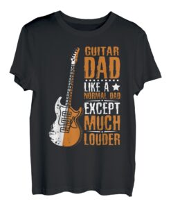 Herren Guitar Dad Viel lauter Gitarrenliebhaber T-Shirt