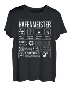 Herren Hafenmeister Hafen Meister Witz Humor T-Shirt