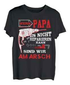 Herren Handwerker Papa Humor Fun Spruch Vatertag Geschenk T-Shirt