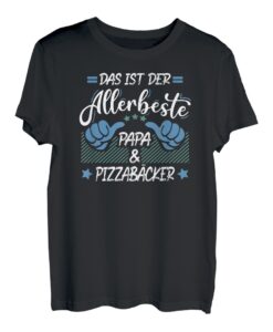 Herren Hapfox Hobby Beruf Pizzabäcker Pizza T-Shirt