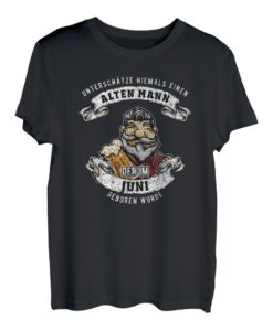 Herren Hapfox Juni Geburtstag T-Shirt