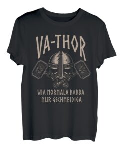 Herren Herren Gschmeidiga Babba Vatertag Vatertagsgeschenk Vathor T-Shirt