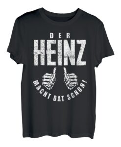 Herren Herren Heinz Vorname Papa Vater Männer Spruch T-Shirt