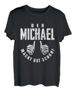 Herren Herren Michael Vorname Papa Vater Männer Spruch T-Shirt