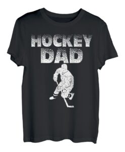 Herren Hockey Dad Winter Sports Lustiger Eishockey Spieler T-Shirt