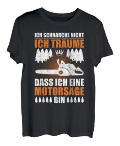 Herren Holzfäller T-Shirt Waldarbeiter Geschenk Forstwirt Fun-Shirt T-Shirt