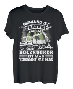 Herren Holzrücker Design - Lustiges Holzrücken mit Rückefahrzeug T-Shirt