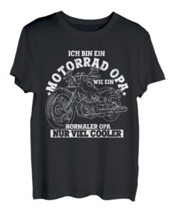 Herren Ich bin ein Biker Opa wie ein normaler Opa nur viel cooler T-Shirt