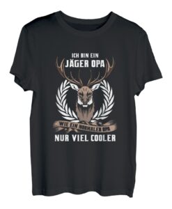 Herren Ich Bin Ein Jäger Opa Wie Ein Normaler Opa Nur Much Kühler T-Shirt
