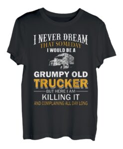 Herren Ich bin ein mürrischer alter Trucker T-Shirt