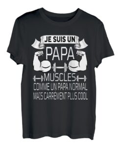 Herren Ich bin ein muskulöser Vater wie ein normaler Sportvater T-Shirt