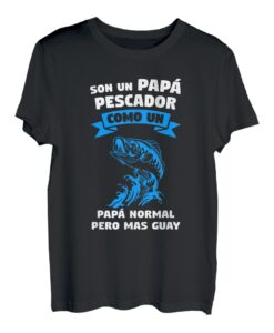 Herren Ich bin ein Papá Pescador Angler Papa T-Shirt