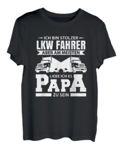 Herren Ich Bin LKW Fahrer Spruch Fernfahrer Mann Herren Zubehör T-Shirt