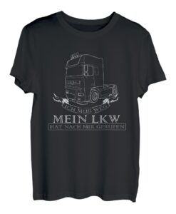 Herren Ich Bin LKW Fahrer Spruch Fernfahrer Mann Herren Zubehör T-Shirt