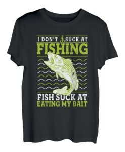 Herren Ich bin nicht schlecht beim Angeln, Fische sind schlecht beim Essen meines Köderangelns T-Shirt