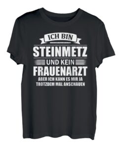 Herren Ich Bin Steinmetz Und Kein Frauenarzt Bildhauer Steinhauer T-Shirt